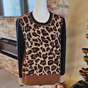 Animal Print Sweater